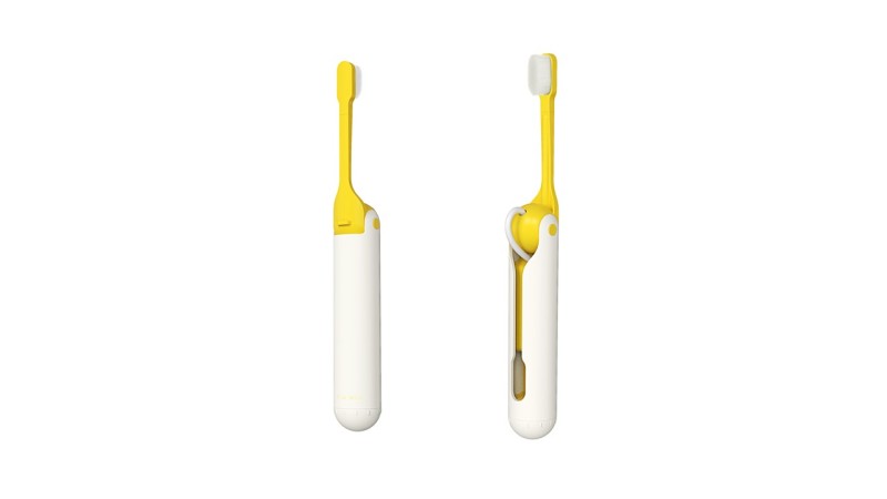 便携式牙刷牙膏整合产品设计