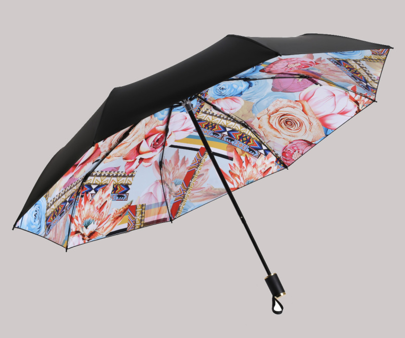 伞花型图案