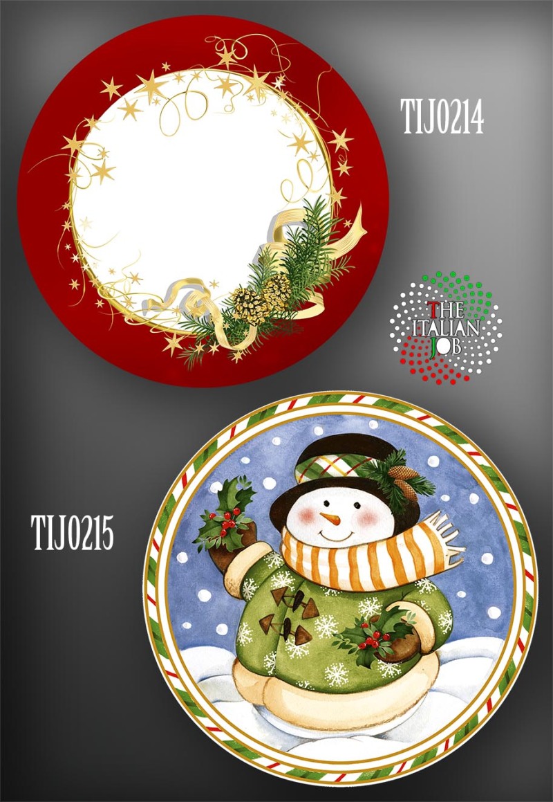 陶瓷花纸设计圣诞主题