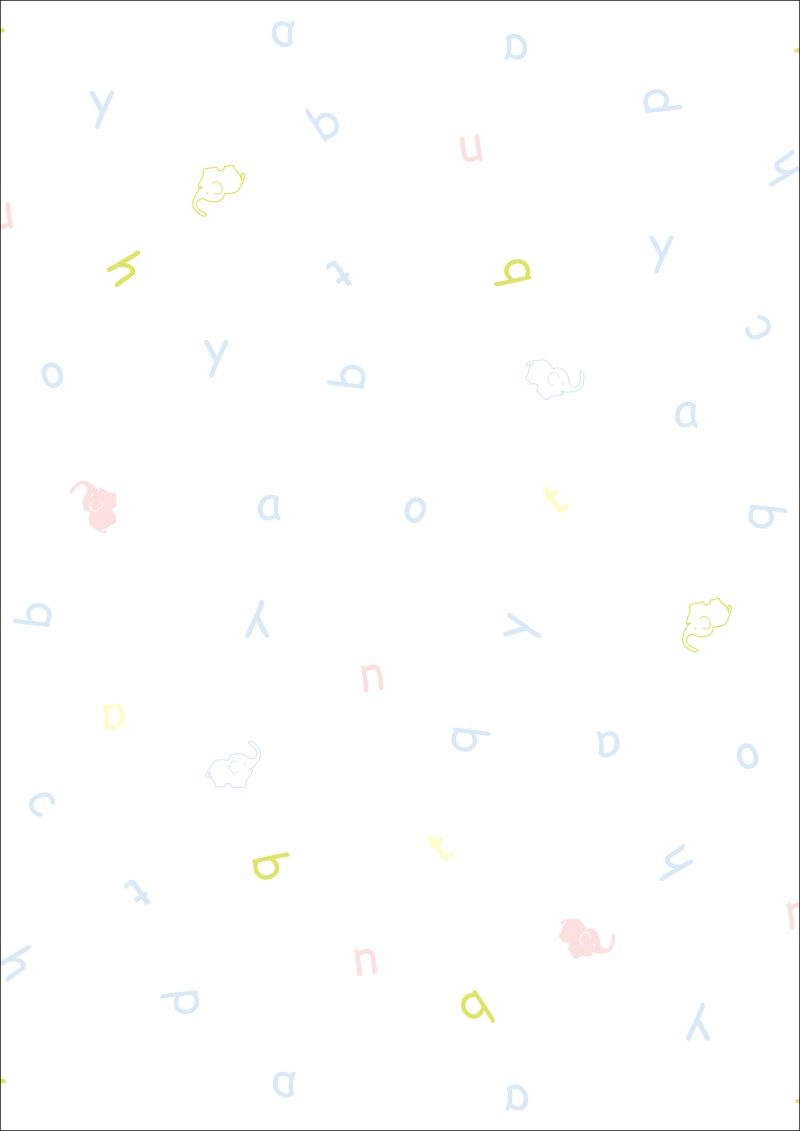 婴装系列设计-字母系列