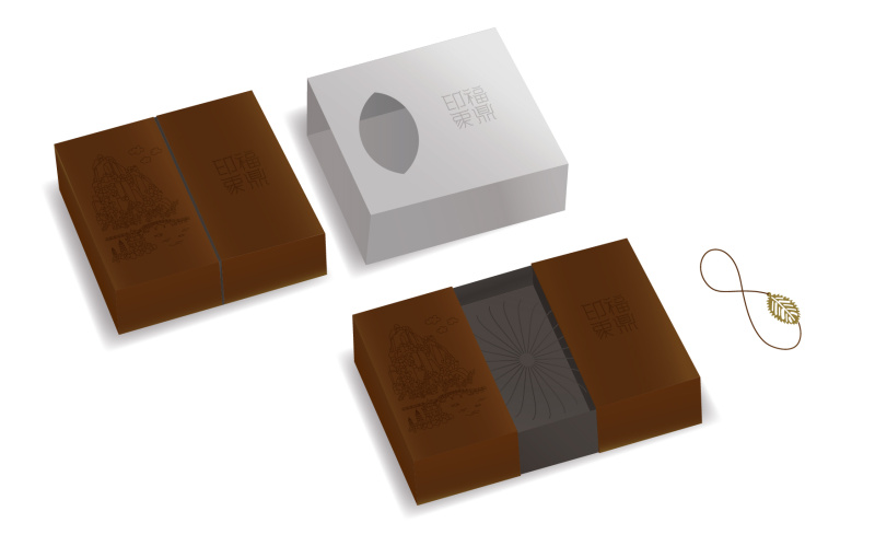 印象系列茶饼礼盒包装