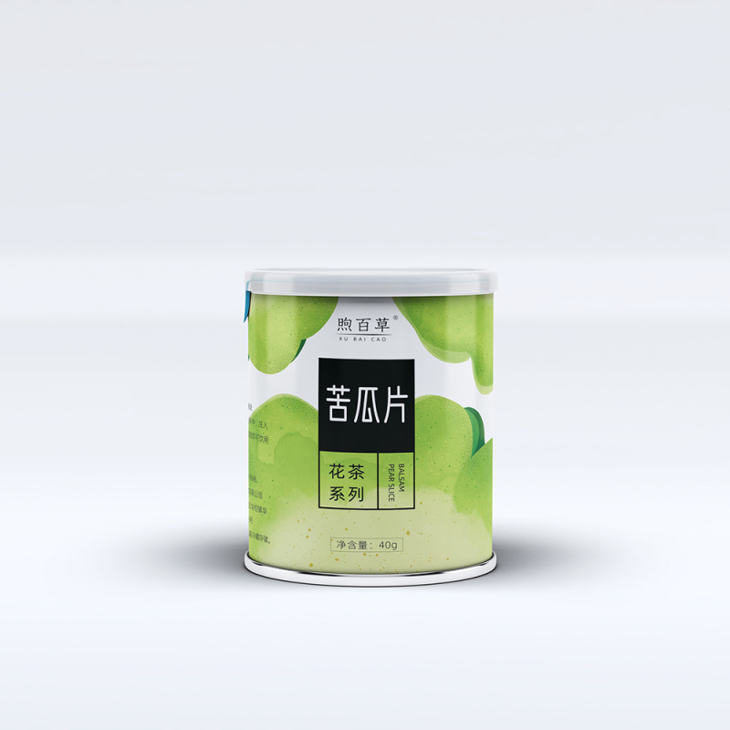 清新畫風養生花茶健康茶飲