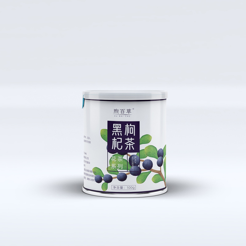 清新畫風養生花茶健康茶飲