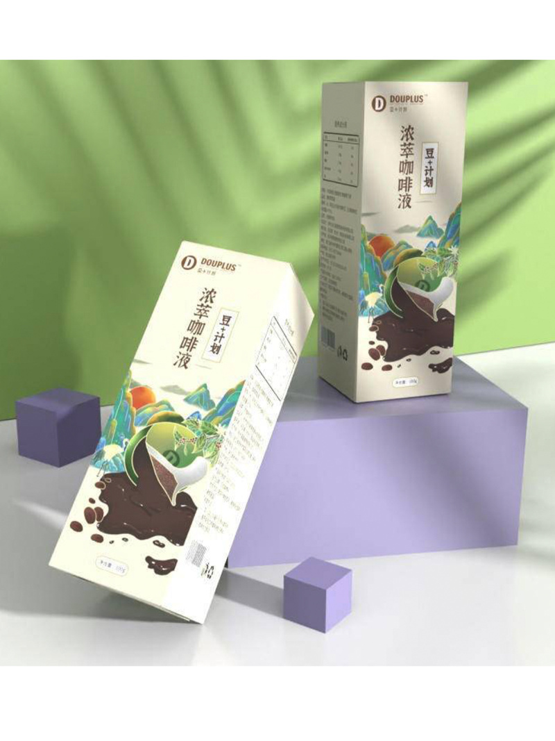 豆+计划咖啡液包装设计