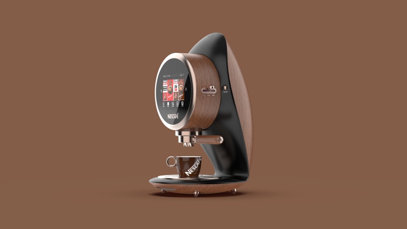 半自动智能咖啡机