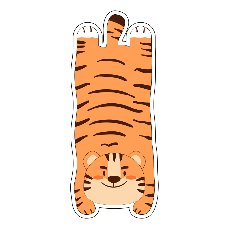 扁平动物-老虎