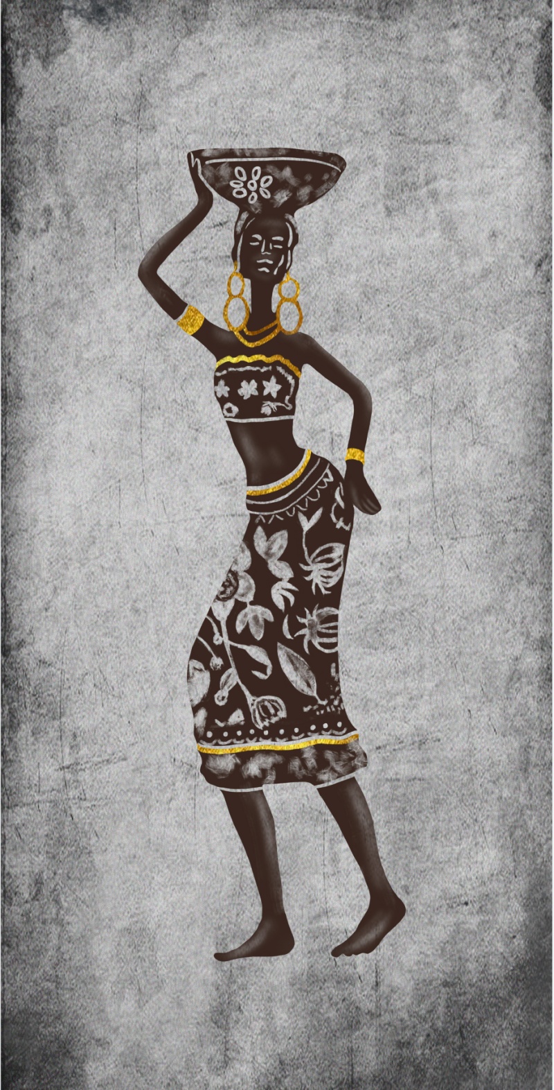 非洲女装饰画