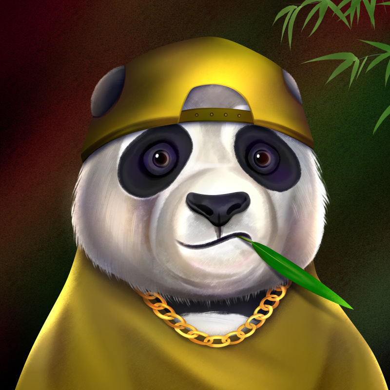 大熊猫拟人IP中国风国潮形象