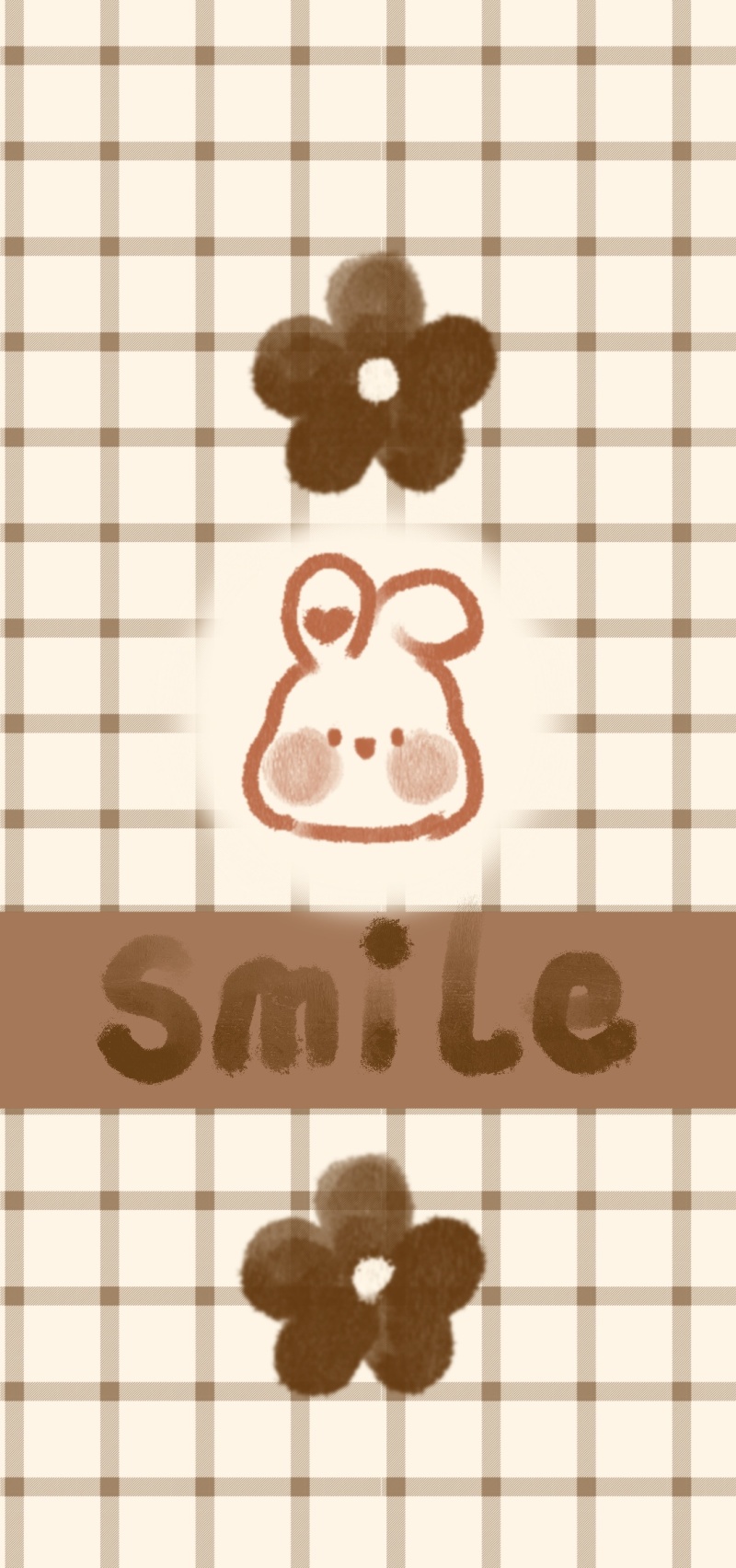 微笑兔子手机壳