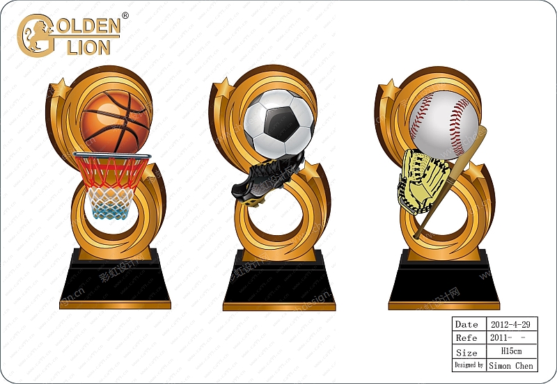 篮球、足球、棒球奖牌
