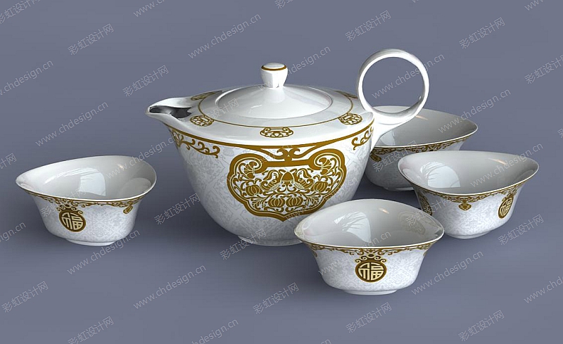 陶瓷设计茶具