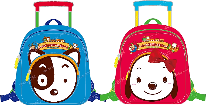 幼儿包书包背包设计