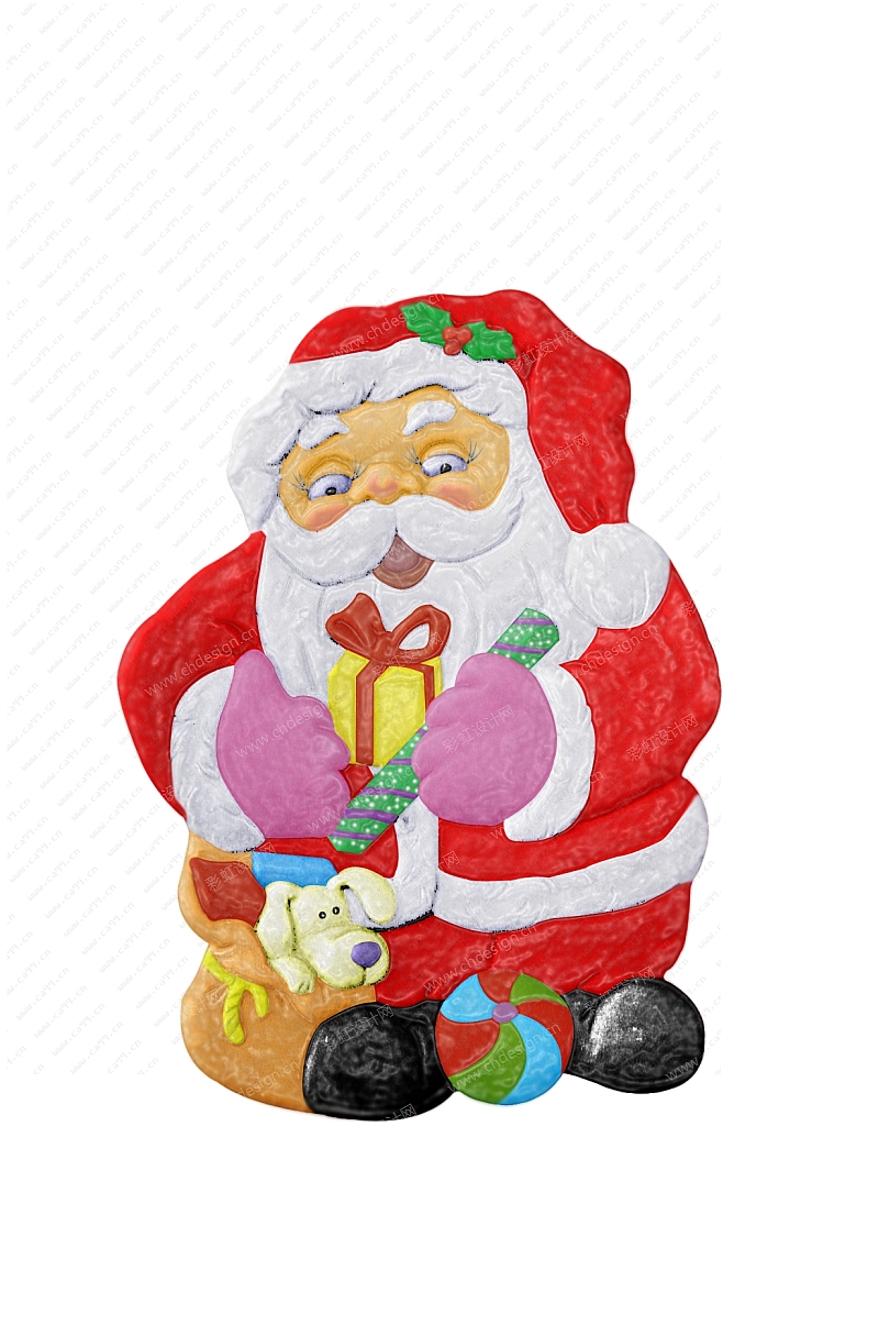 圣诞系列之圣诞爷爷陶瓷糖果碟