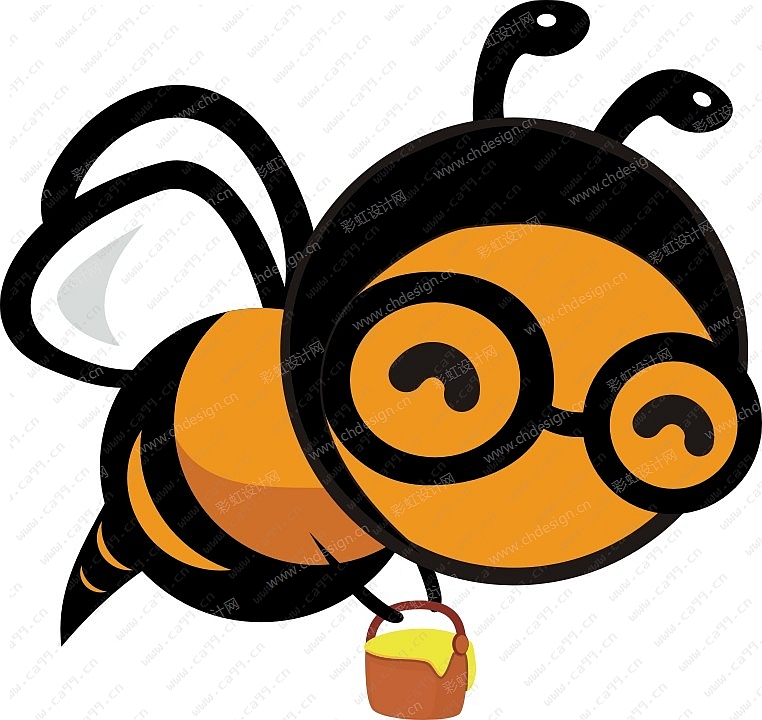 卡通小蜜蜂形象设计