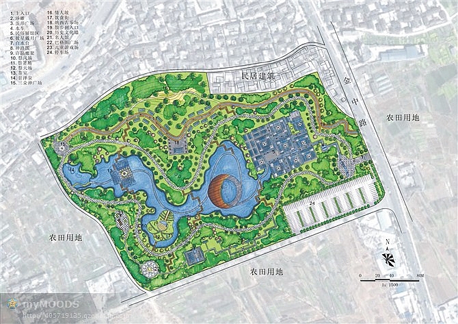 小区设计 公园设计规划图