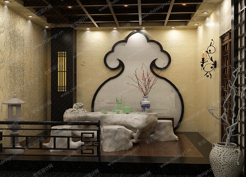 老门东茶馆设计 主题“禅意” 中式风格