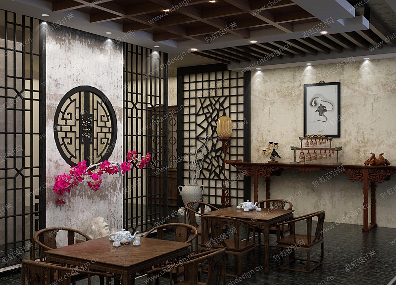 老门东茶馆设计 主题“禅意” 中式风格