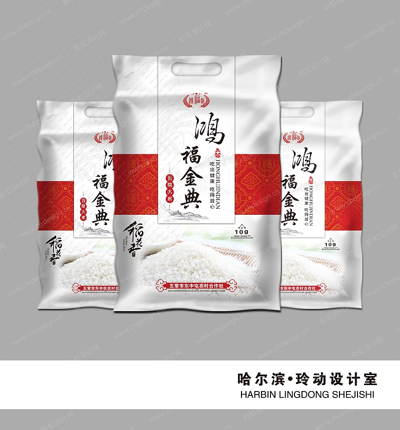 五常大米稻花香包装袋