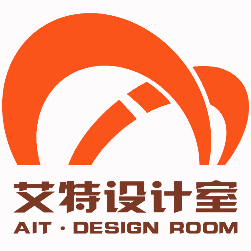 AIT logo设计 以 A I T ait 为三字母为设计元素变形 商业