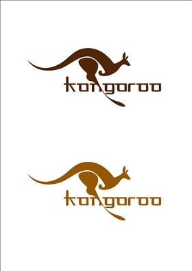袋鼠主题logo