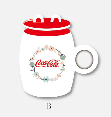 可口可乐促销陶瓷杯设计