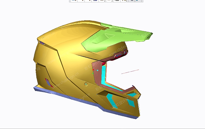 3D建模安全帽外观设计 