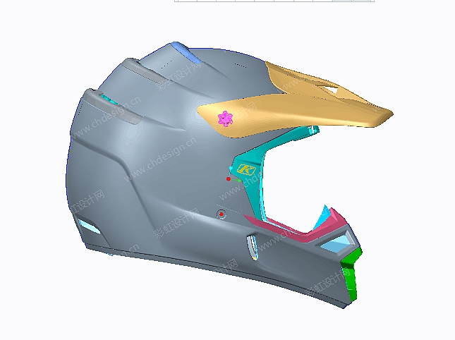 3D建模安全帽外观设计 