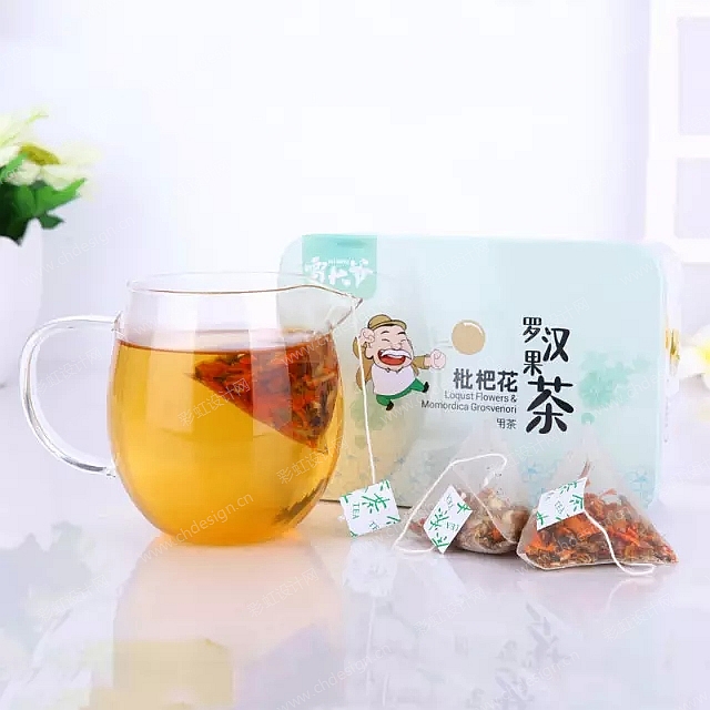 雷大爷花茶系列包装设计