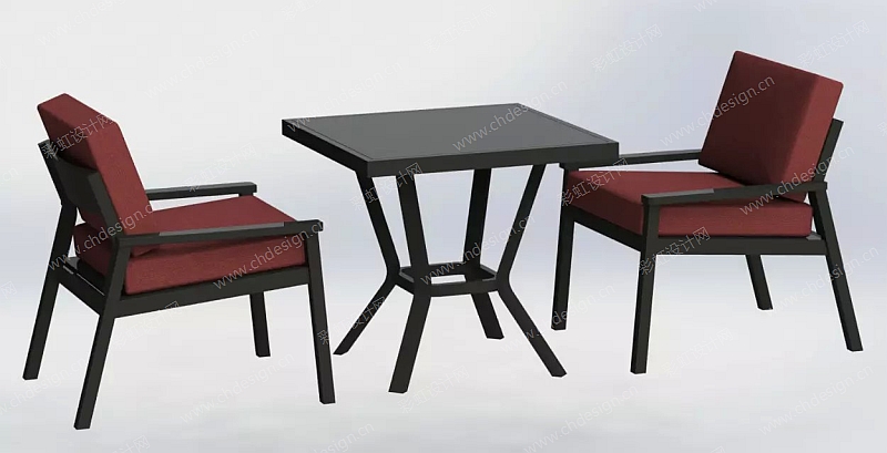户外桌椅家具设计