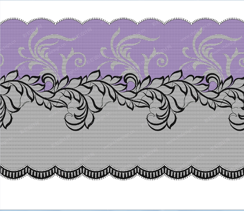 花型设计系列  纺织提花布图案