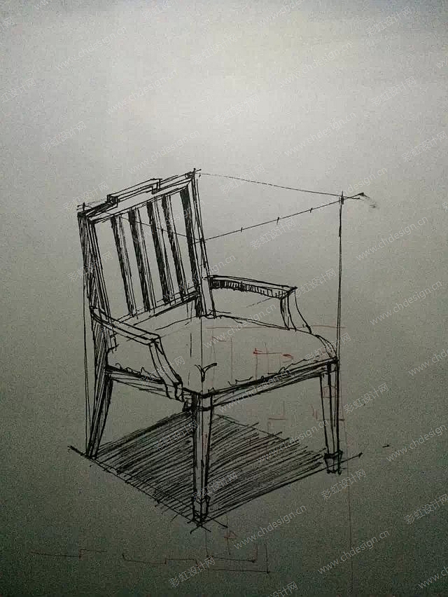手绘桌椅家具设计