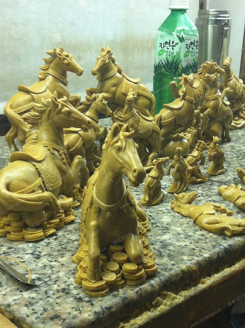中式马雕塑产品