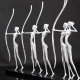 Archery women resin display