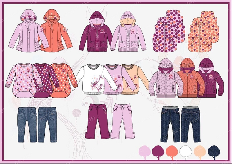 儿童秋冬系列服装设计