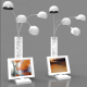 Photo frame+table lamp
