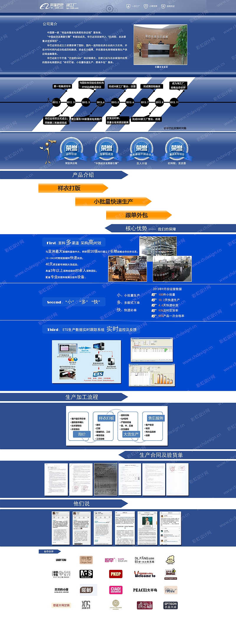 阿里巴巴工厂网页设计