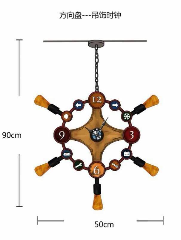方向盤吊飾鐘