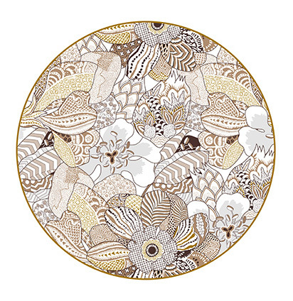 陶瓷花纸欧式花卉图案