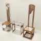 Acrylic & Wood Chinese Style Furniture