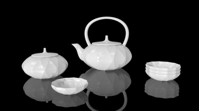 白瓷茶具系列
