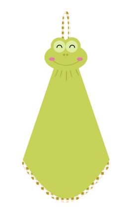 青蛙擦手巾造型设计