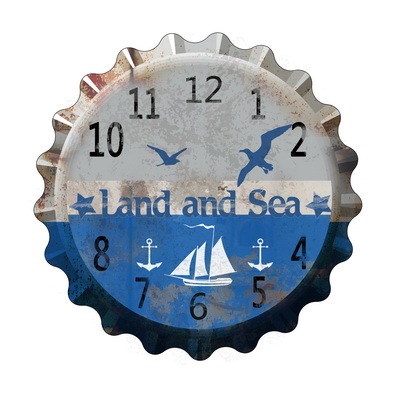 时钟海洋钟面图案