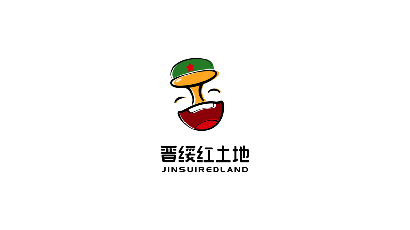 红土地五谷logo案例