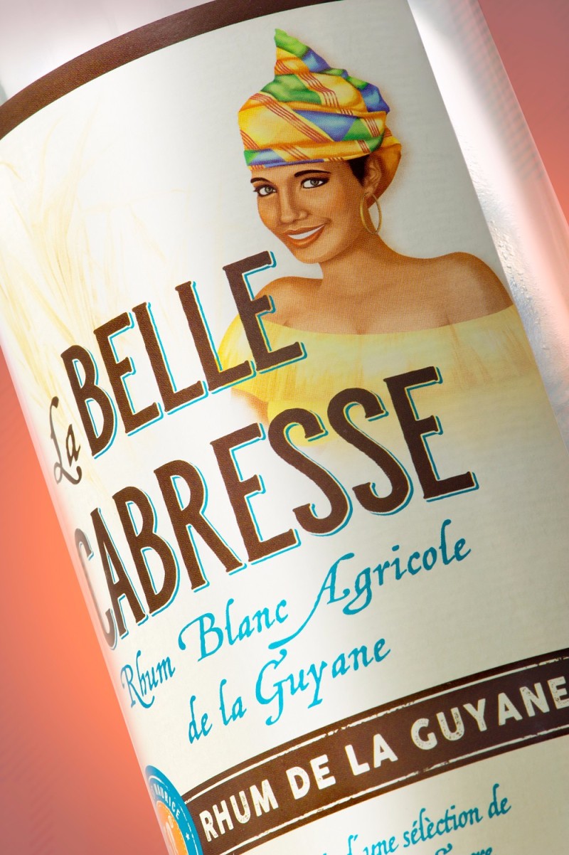 La belle Cabresse - Rhum de la Guyane酒瓶包装