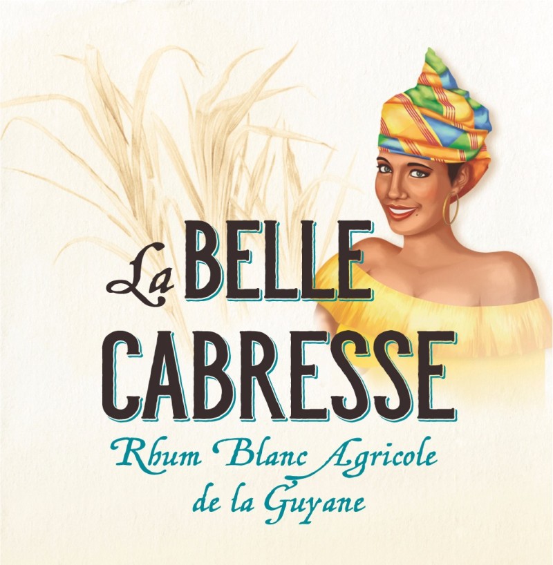La belle Cabresse - Rhum de la Guyane酒瓶包装