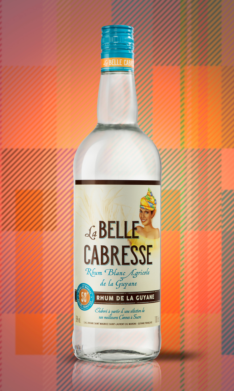 La belle Cabresse - Rhum de la Guyane酒瓶包装