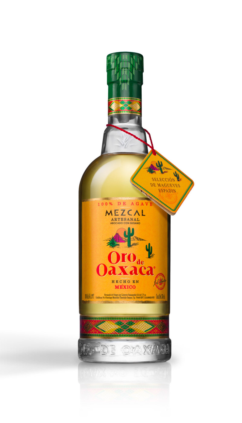 Mezcal ORO DE OAXACA酒瓶包装