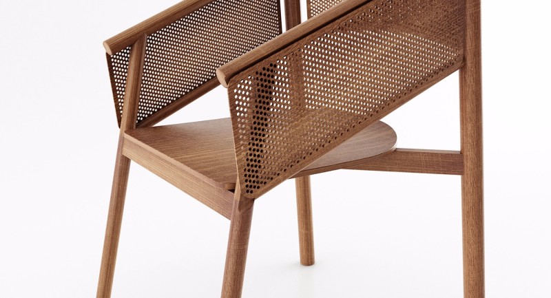 木质U形椅