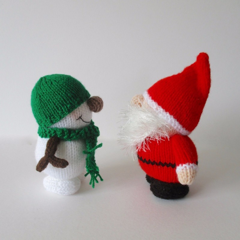 针织圣诞老人和雪人2
