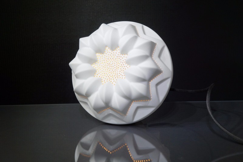 松饼造型陶瓷灯